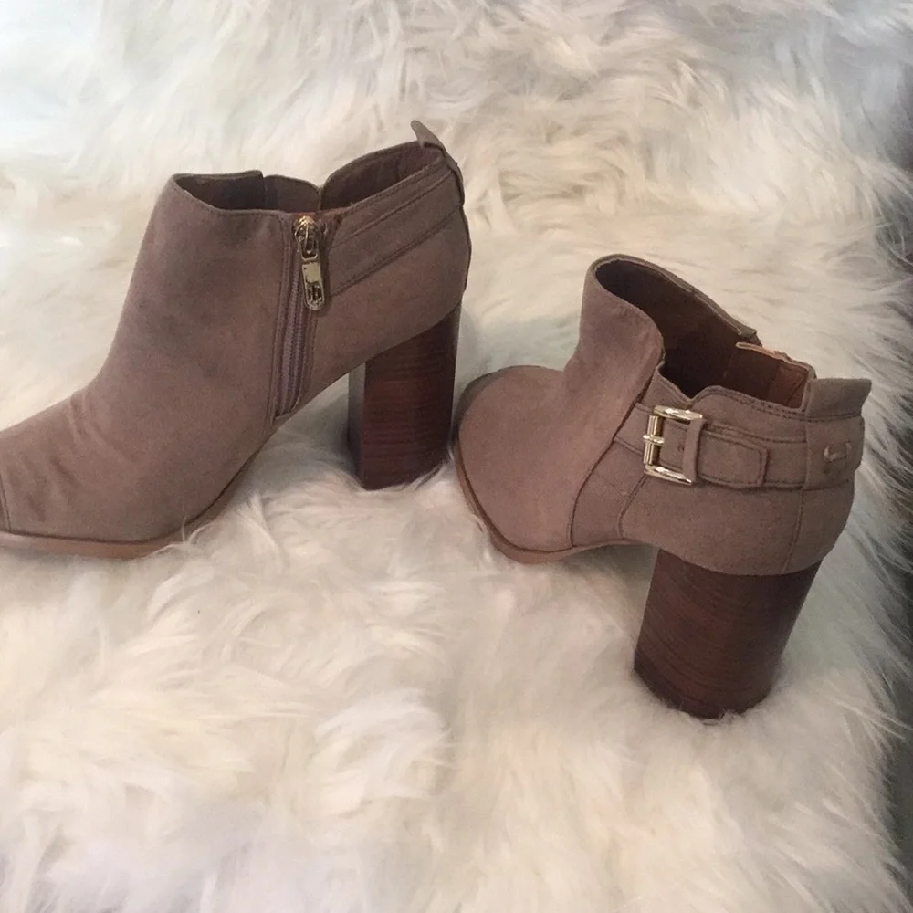 Tommy Hilfiger Open Toe Ankle Booties